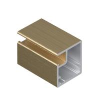 Профиль рамочный узкий 831, 20,5х19 - 19 мм, L=5400, Золото крац. (brush polish) Профиль рамочный узкий 831, 20,5х19 - 19 мм, L=5400, Золото крац. (brush polish)