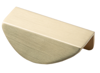 Ручка торцевая 32 мм, матовое золото (50) скл