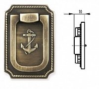 Морская кол.Ручка-модель FN-005 000 бронза шлифованная