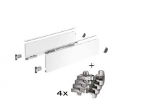9339630 Комплект ящика AvanTech You 139*500, белый с 4 петлями Sensys 8645 Hettich