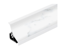 Плинтус-МИНИ 120-1125Р Белый тунис 3000*20*20мм (ФЭ 077/153)