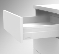 Ящик FLOWBOX 58/106 PUSH OPEN с доводчиком 400мм, белый (1) Samet