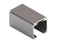 4&1 Направляющая верхняя, хром мат подвесная/складная 1,5м