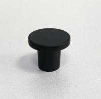 18785 Ручка-кнопка Nicola, черный (Гратис), скл