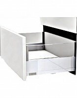 Стеклянная панель FLOWBOX 450мм  белый Samet