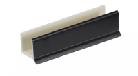 Кант П-обр. декоративный  для цоколя Черный  (4000*20)(ПП) RU