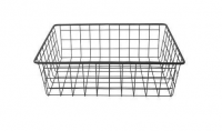 Корзина сетчатая 120*350*500(в*ш*г), черный муар