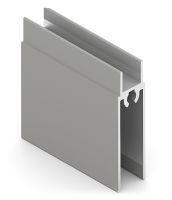 Профиль гориз.ниж Серый кашемир 5,4 (ПВХ)(продажа кратно 0,9м)