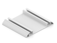 ЭКОНОМ Направляющая ниж белый матовый 5,4 м(кратно1,8)Аристо