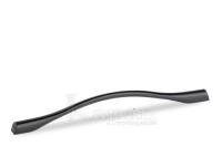 Ручка-скоба DELFIN 192мм(160мм) BL черный матовый