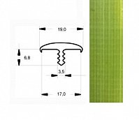 Кант врезной лен зеленый Т 017В ВК183 (200)
