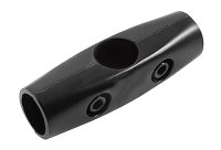 Держатель двойной неразборный R-43  180* (Uno3) черный