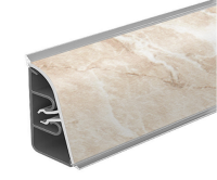 АР850-1222 Плинтус  Мрамор бежевый светлый (ФЭ 1230) 3000*37*24 (12)