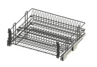 18838 Сушилка для посуды в нижний шкаф 700 доводчик(Actro), поддон, Графит Гратис