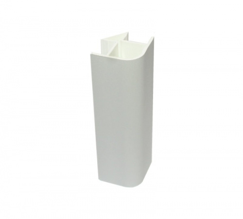 Угол 90* универсальный для цоколя 95мм Светло-серый (ПП)  RU