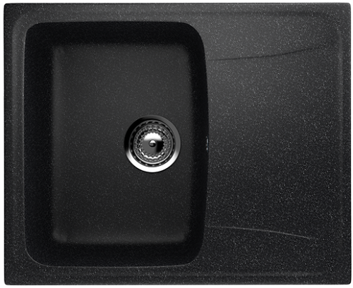 Мойка Ulgran U-201-308, квадрат 580*470, черный