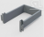 U-образный квадратный пластиковый ограничитель для сифонов, Н-70мм Серый