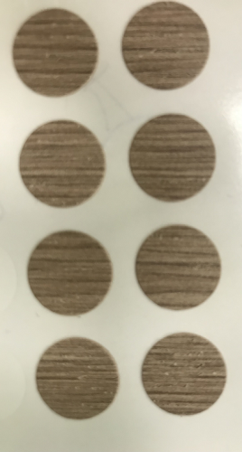 Заглушка-самоклейка Дуб Сэнди 101167W 20D (12шт) уп 25л