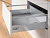 Комплект ящика InnoTech Atira с рейлингами, полн.выдвиж. Silent System, 144*300, серый Hettich
