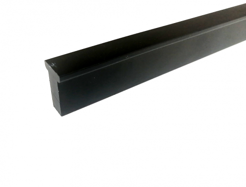 Ручка накладная-Т Tokyo 200мм (160 МЦ), черный (Гратис)