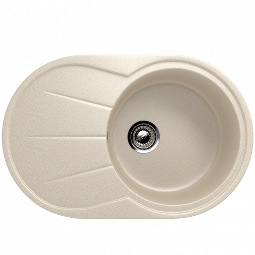 Мойка Ulgran U-503-328, овал 750*480, бежевый