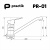 Смеситель Practik PR-01-004 черный оникс