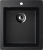 Мойка Ulgran U-404-308, квадрат 495*420, черный