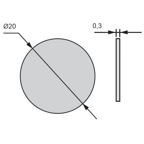 Заглушка-самоклейка Белый поры дерева 20D 101015U (12шт)