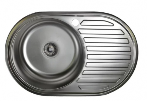 Мойка врезная SKL 7750 ECO 0,6мм/160, матовая  левая (20)