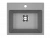 Мойка кухонная Practik PR-М 490-003 светло-серый