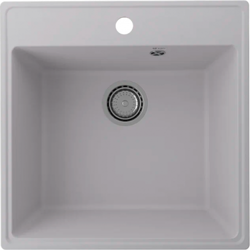 Мойка Ulgran QUARTZ FORTE 505-04, квадрат 505*505, платина