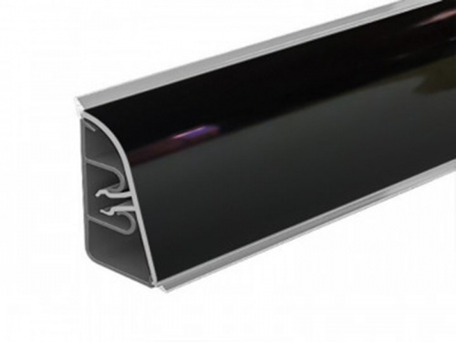 Плинтус CEZAR BL44-056(1910) Черный матовый 4200*37*24 (ФЭ 1910) (12)