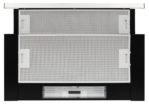 Вытяжка KRONA KAMILA SLIM 600 black/inox (1мотор) черный/нерж