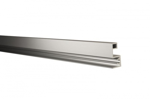 Профиль гориз.верх Матовое серебро С КАМЕРОЙ 6 м. ТАНДЕМ(кратность 1м)