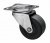 KM-015038-GM Опора колесная FI 38мм черная резина, 16кг (100) GTV