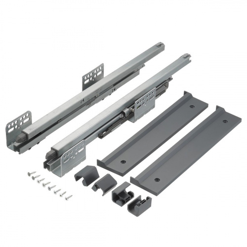 Полка для обуви ELITE 800мм с доводчиком, графит GTV