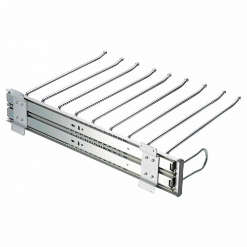 Держатель для брюк выкатной, бок/крепл.(325*465), хром ПРАВЫЙ