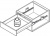 Комплект ящика Matrix Box S 84*500, серый 35кг soft-close