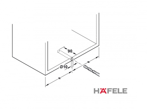 Механизм Free space1.8 D Push, антрацит