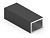 GRACE Накладной разделительный профиль, Черный матовый, L=5400