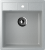 Мойка Ulgran U-406-310,квадрат 500*445, серый
