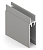 Профиль гориз.ниж Серый кашемир 5,4 (ПВХ)(продажа кратно 0,9м)