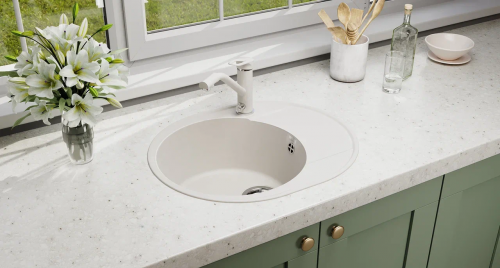 Мойка Ulgran QUARTZ NORA 585-08, овал 585*485, космос