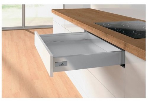 9228916 Комплект ящика InnoTech Atira неполн.выдв. Silent System, 70*470, серый Hettich