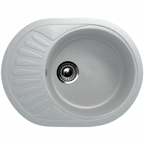 Мойка Ulgran U-107м-310, малый овал 570*450, серый