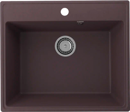 Мойка Ulgran QUARTZ FORTE 580-06, квадрат 580*500, трюфель