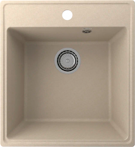 Мойка Ulgran QUARTZ FORTE 460-03, квадрат 460*500, десерт