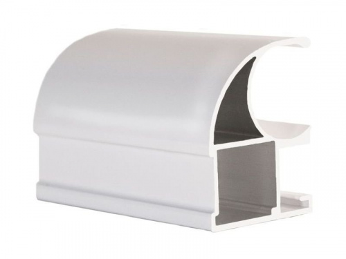 Вертикальный профиль С Белый глянец 5,4 м. ТАНДЕМ