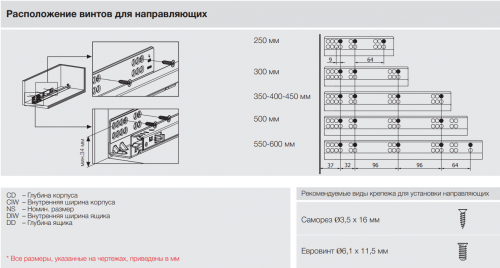 Ящик Alphabox 350мм Lock-fix, инд.упаковка белый  (1) Samet