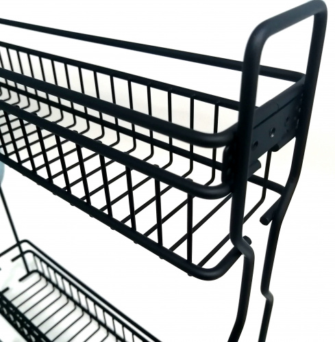 Бутылочница 2 уровня 150мм(база200) бок/креп, напр.скрыт монтажа, левая с доводчиком, черный